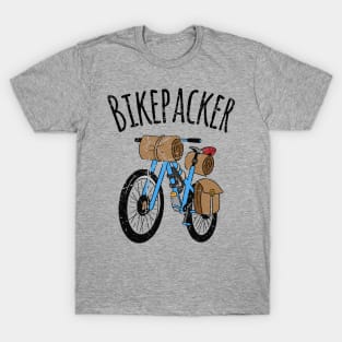 Bikepacker Vintage Bikepacking Travel Camping T-Shirt